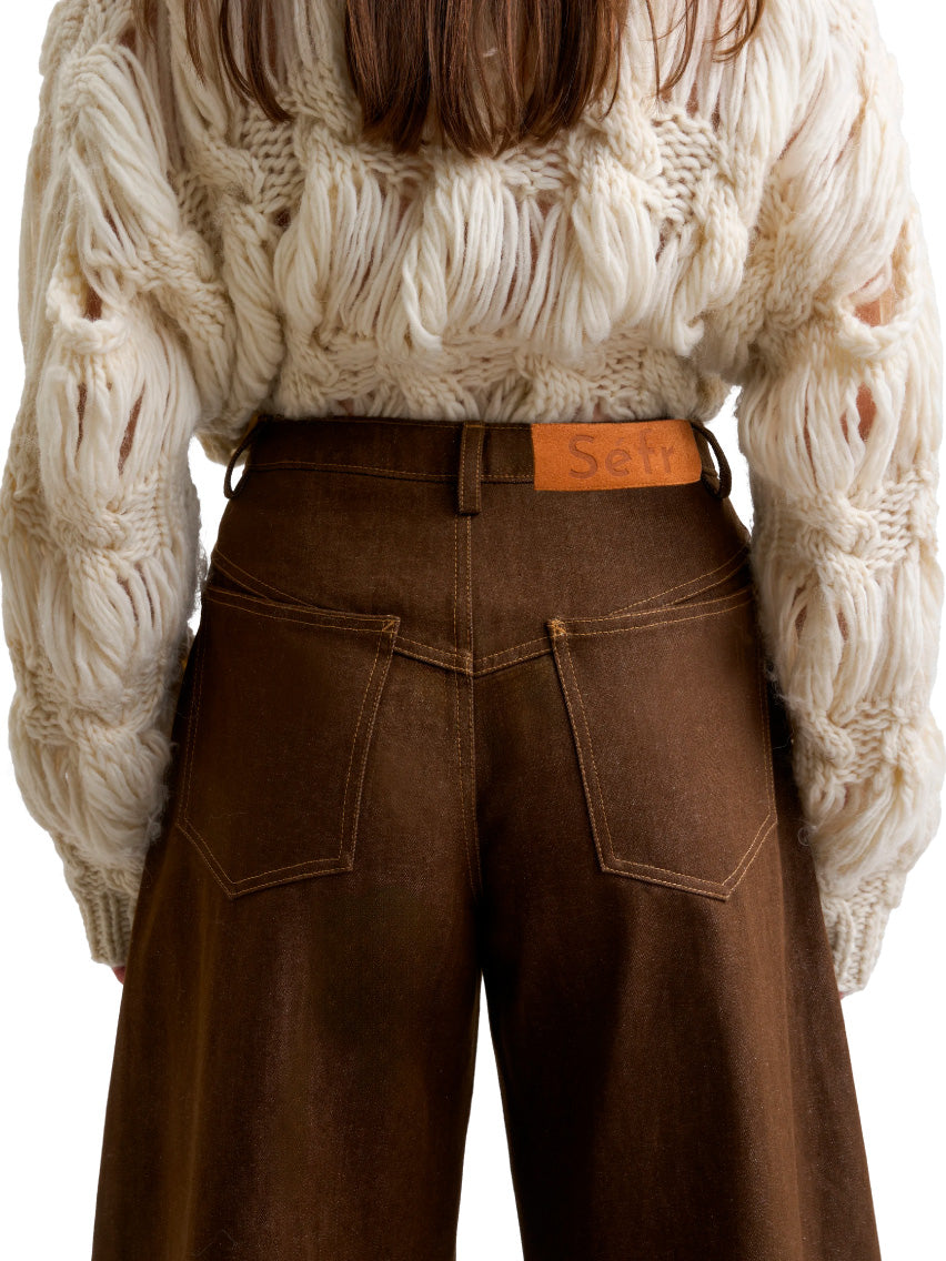 Soline Raw Denim Brown