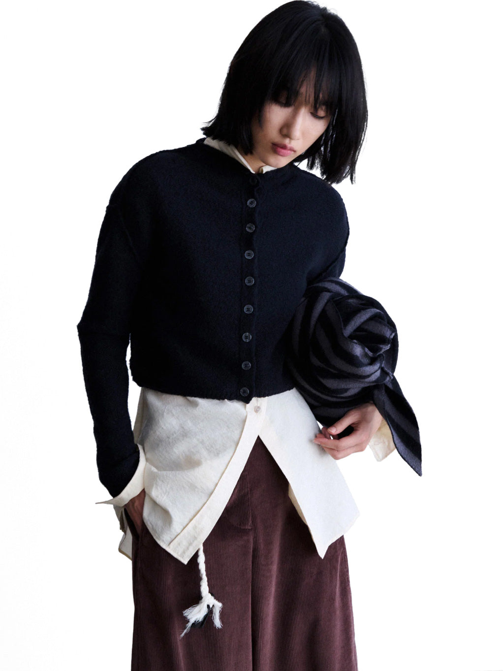 Shisen Cardigan Black