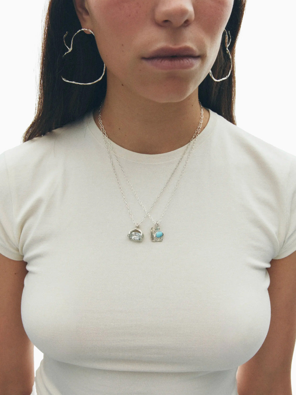 Abril Necklace Silver