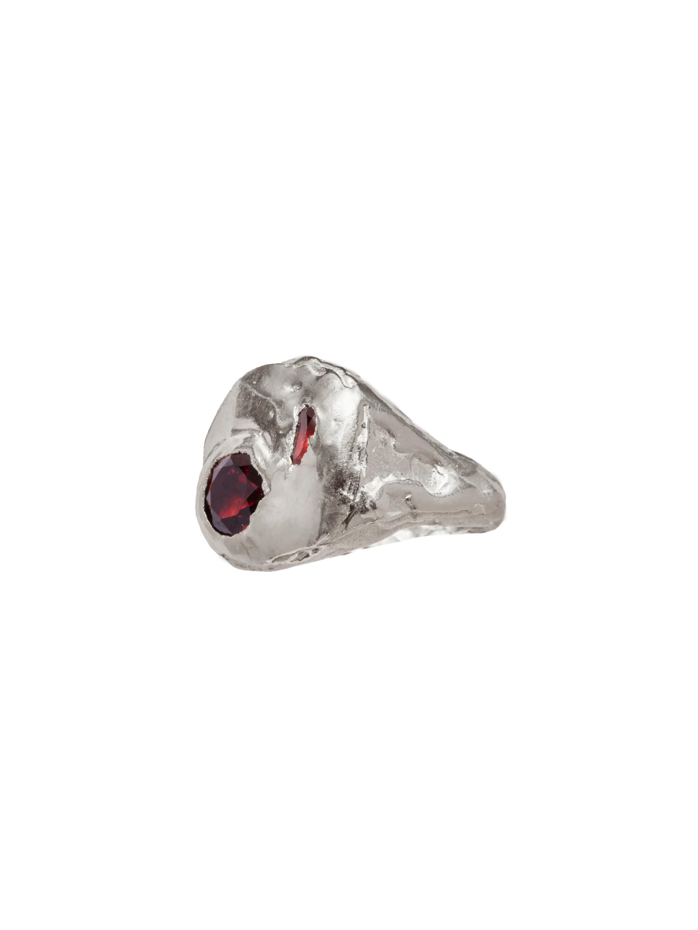 Coco Silver Red Ring