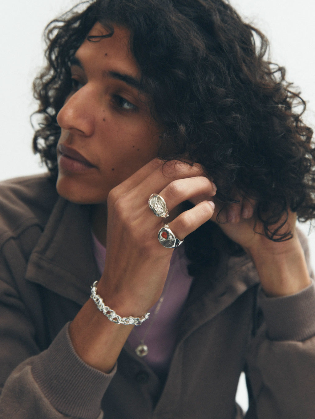 Eslabón Silver Bracelet