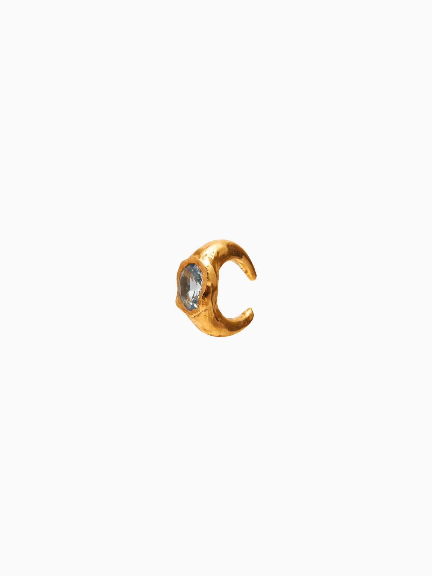 Faro Blue Gold Plated Earcuff
