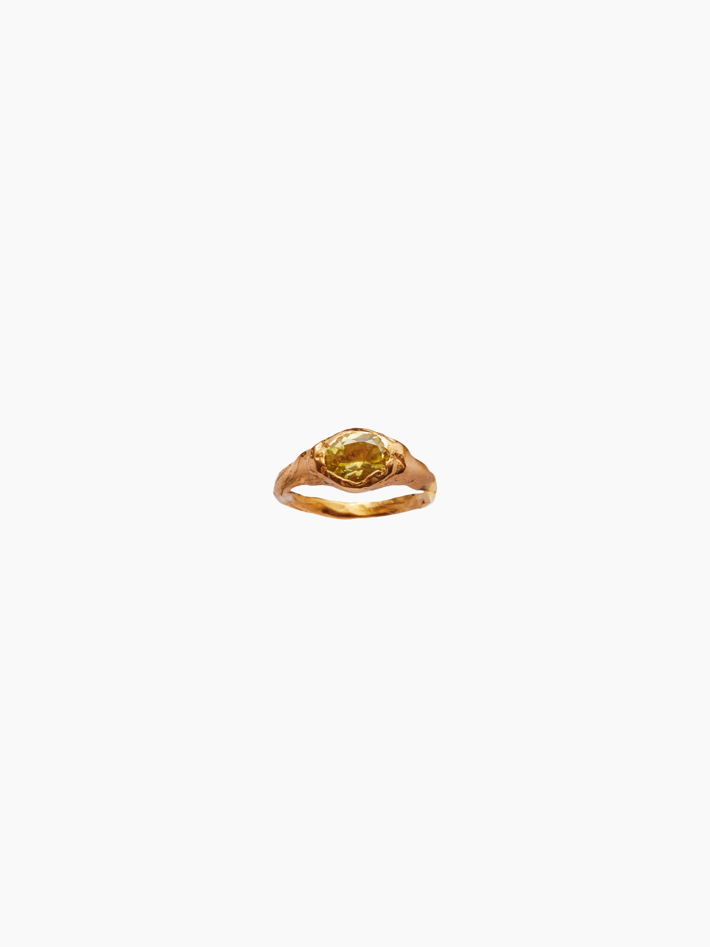 Faro Es Vedrà Gold Plated Yellow Ring