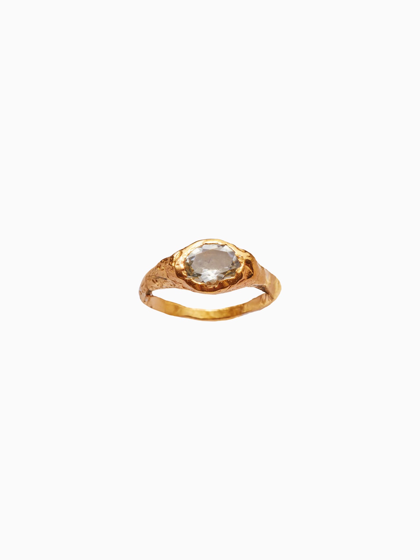 Faro La Mola Gold White Ring