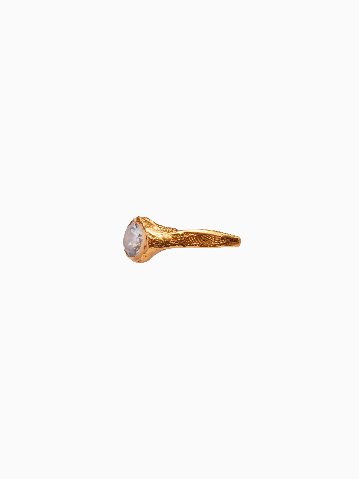 Faro La Mola Gold White Ring
