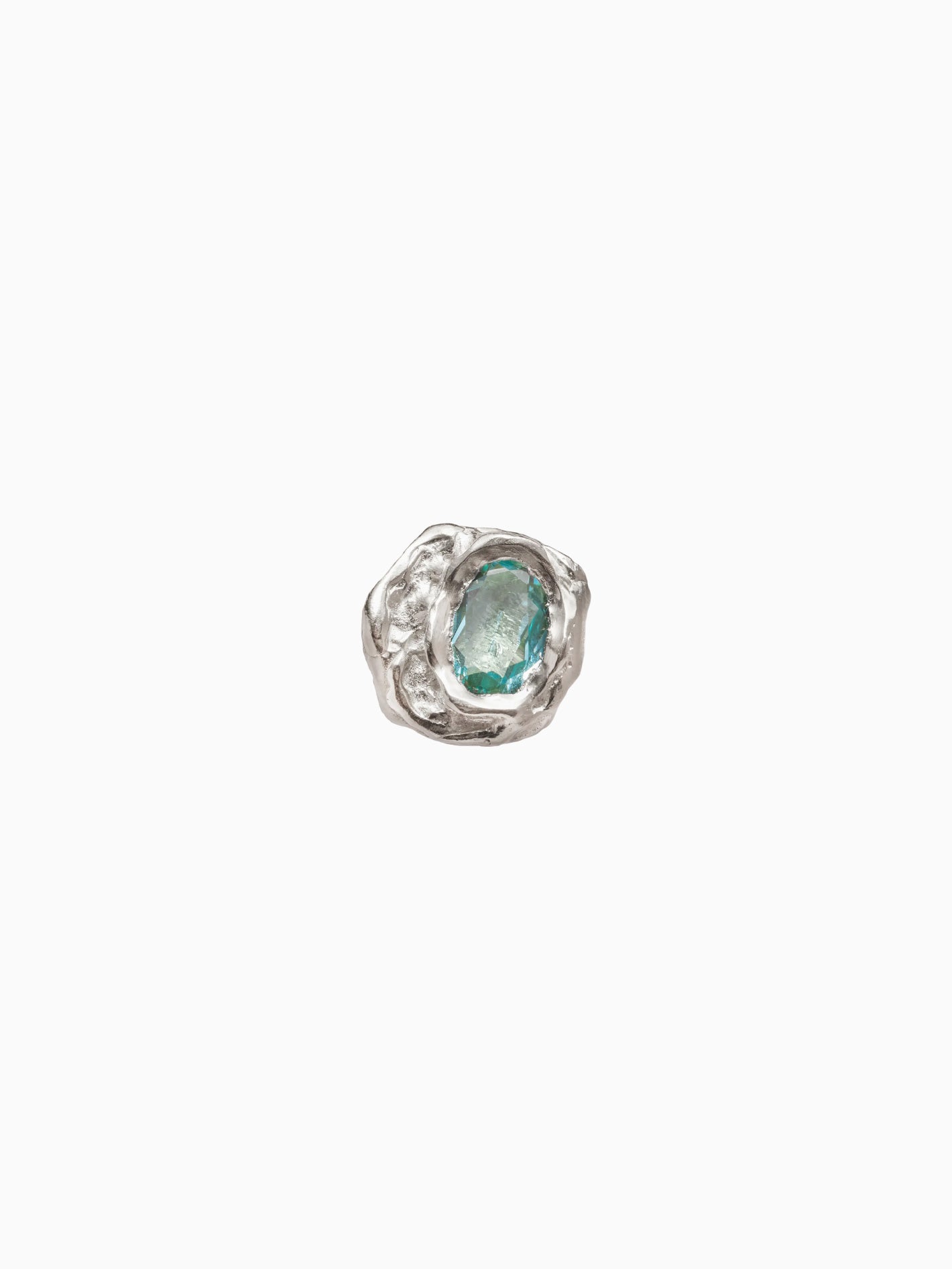 Lago Ring Silver Blue