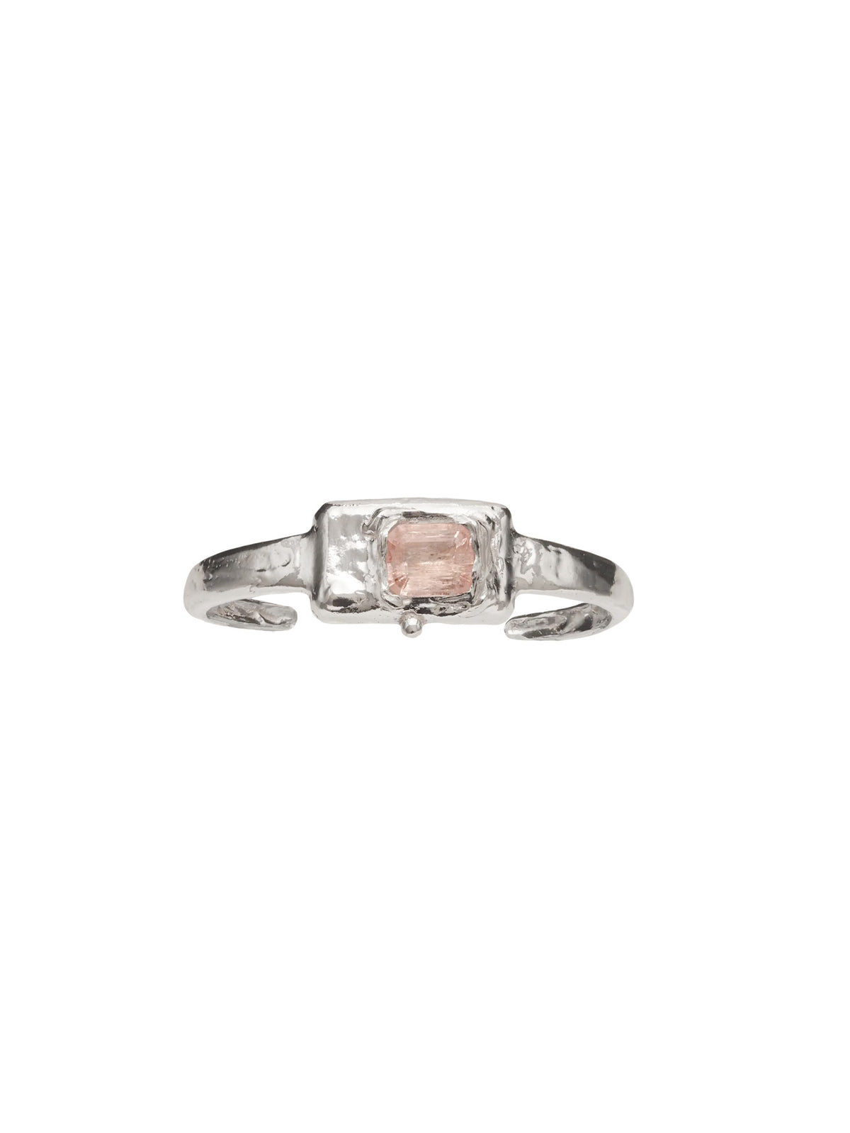 Mimosa Peach Silver Bracelet