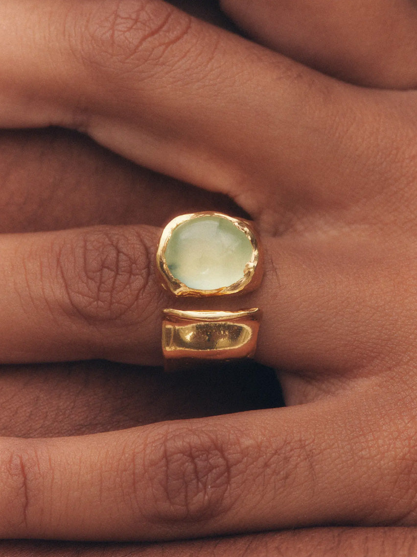 Uva Ring Gold Green