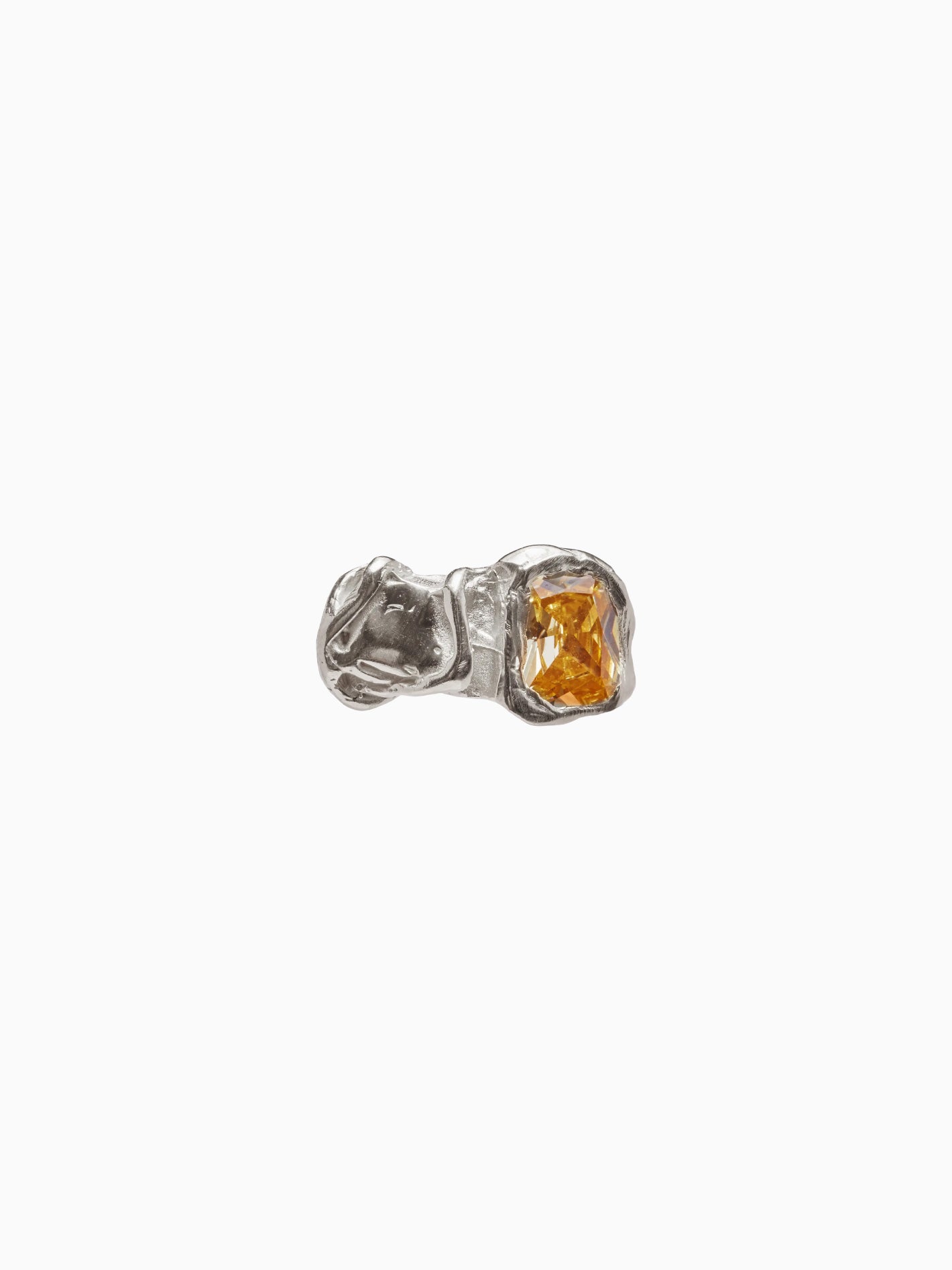 Vera Silver Yellow Ring