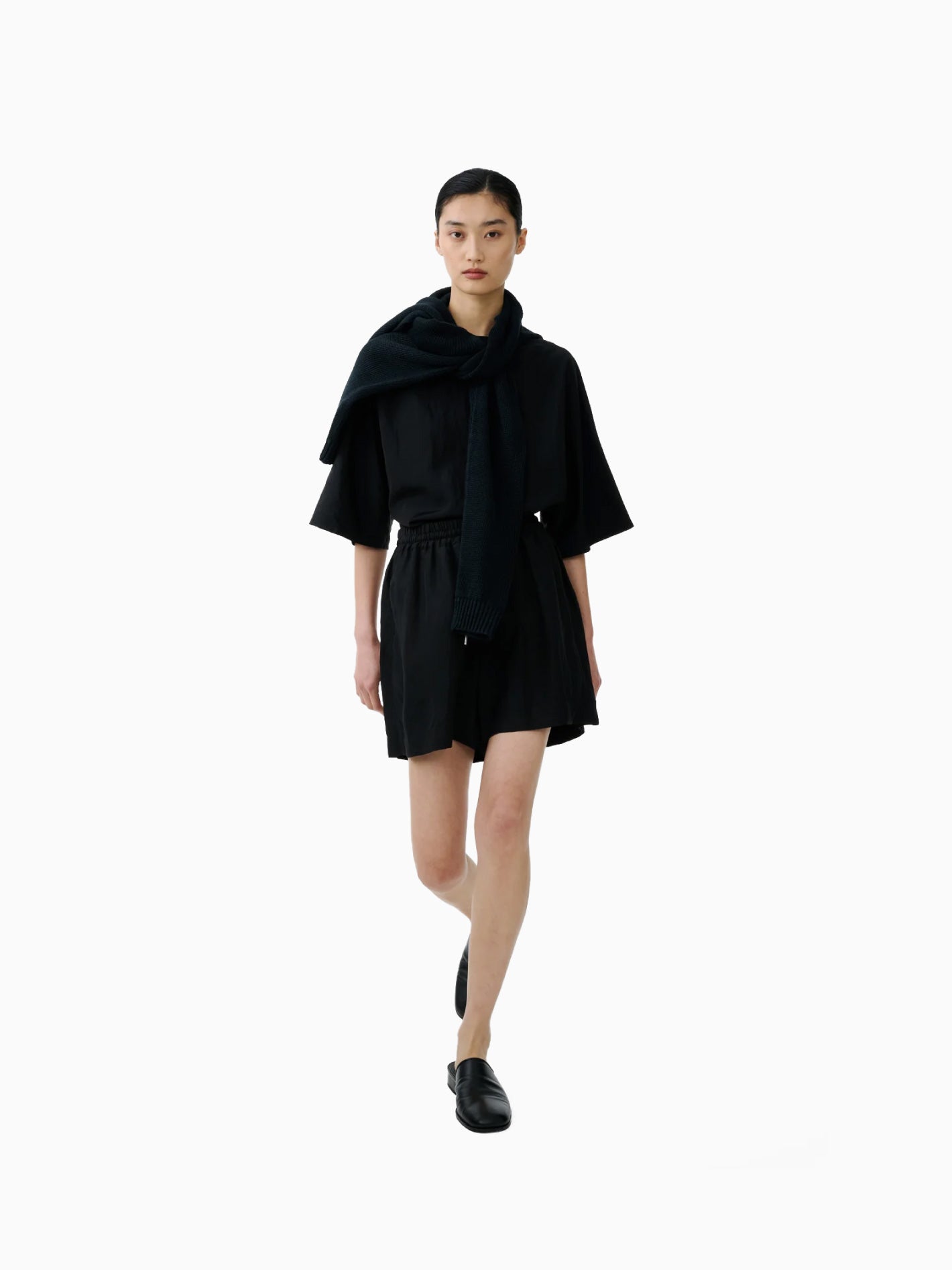 Bascom Short Sleeve Top Black