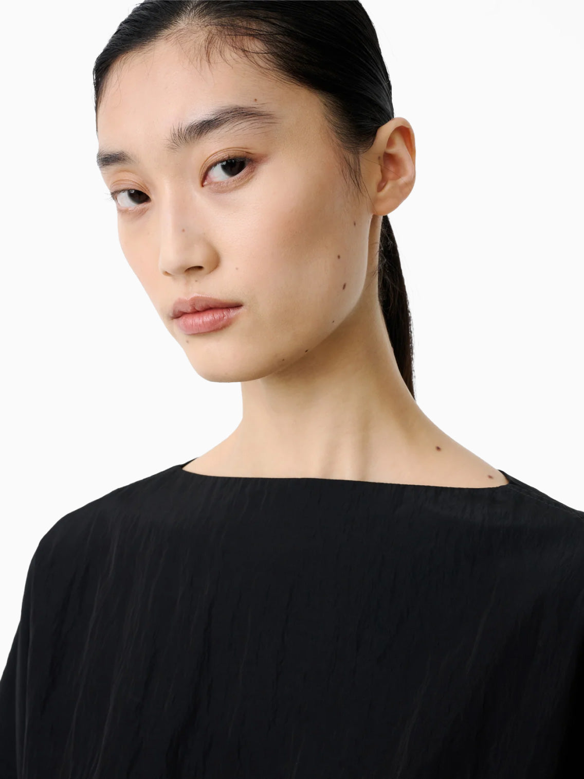 Bascom Short Sleeve Top Black