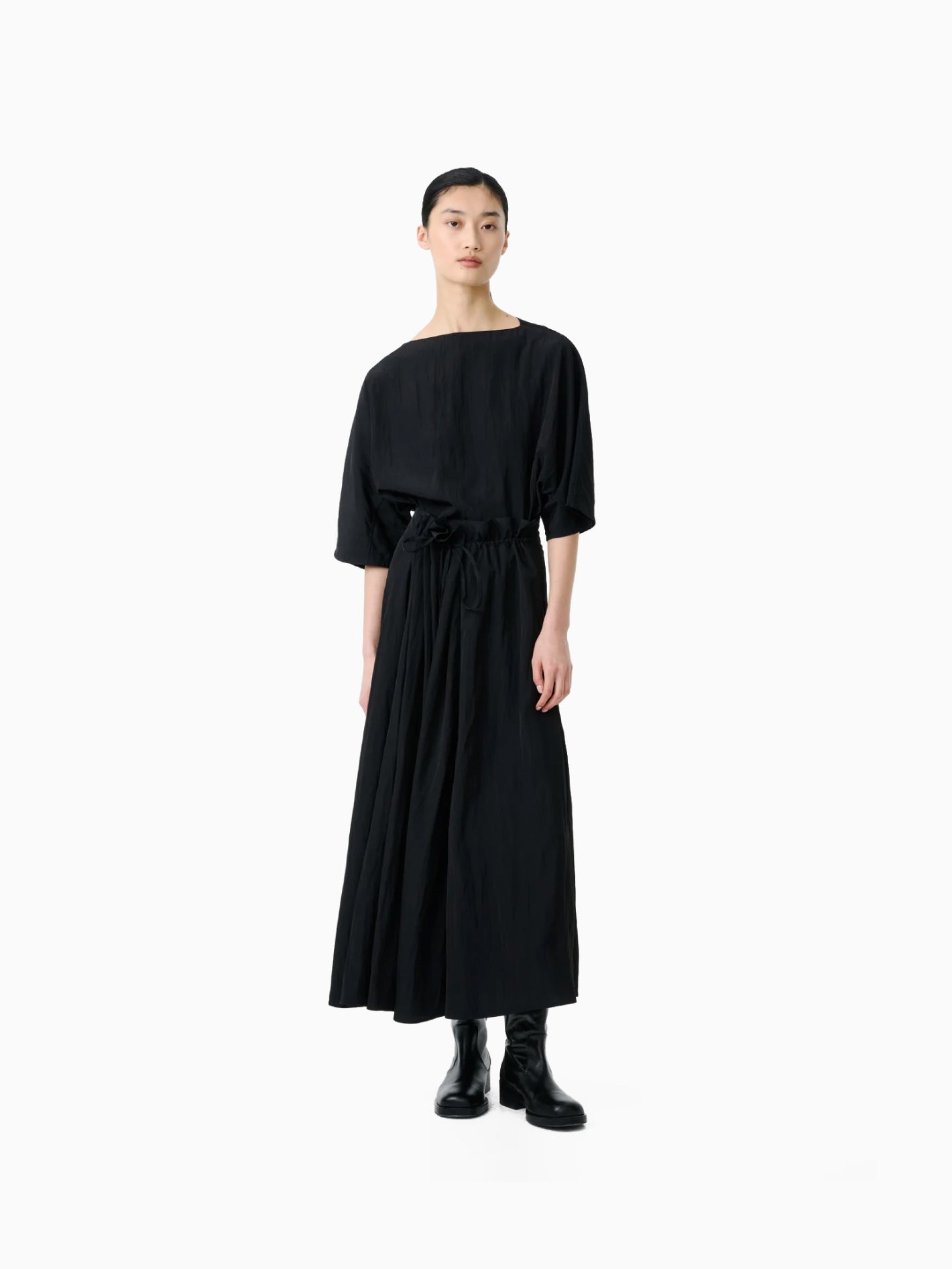 Messina Fluid Skirt Black