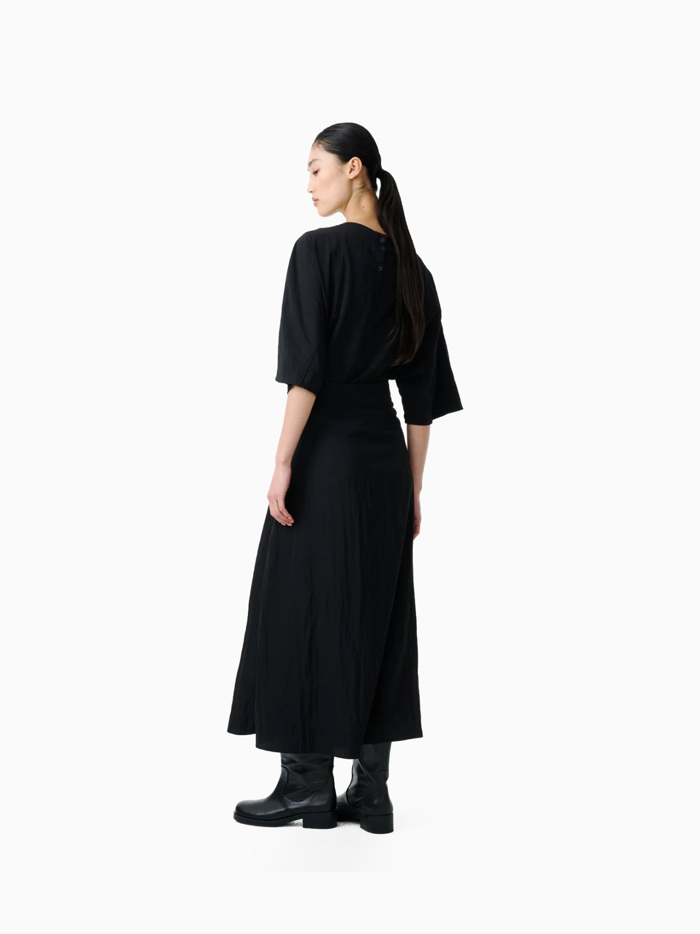 Messina Fluid Skirt Black