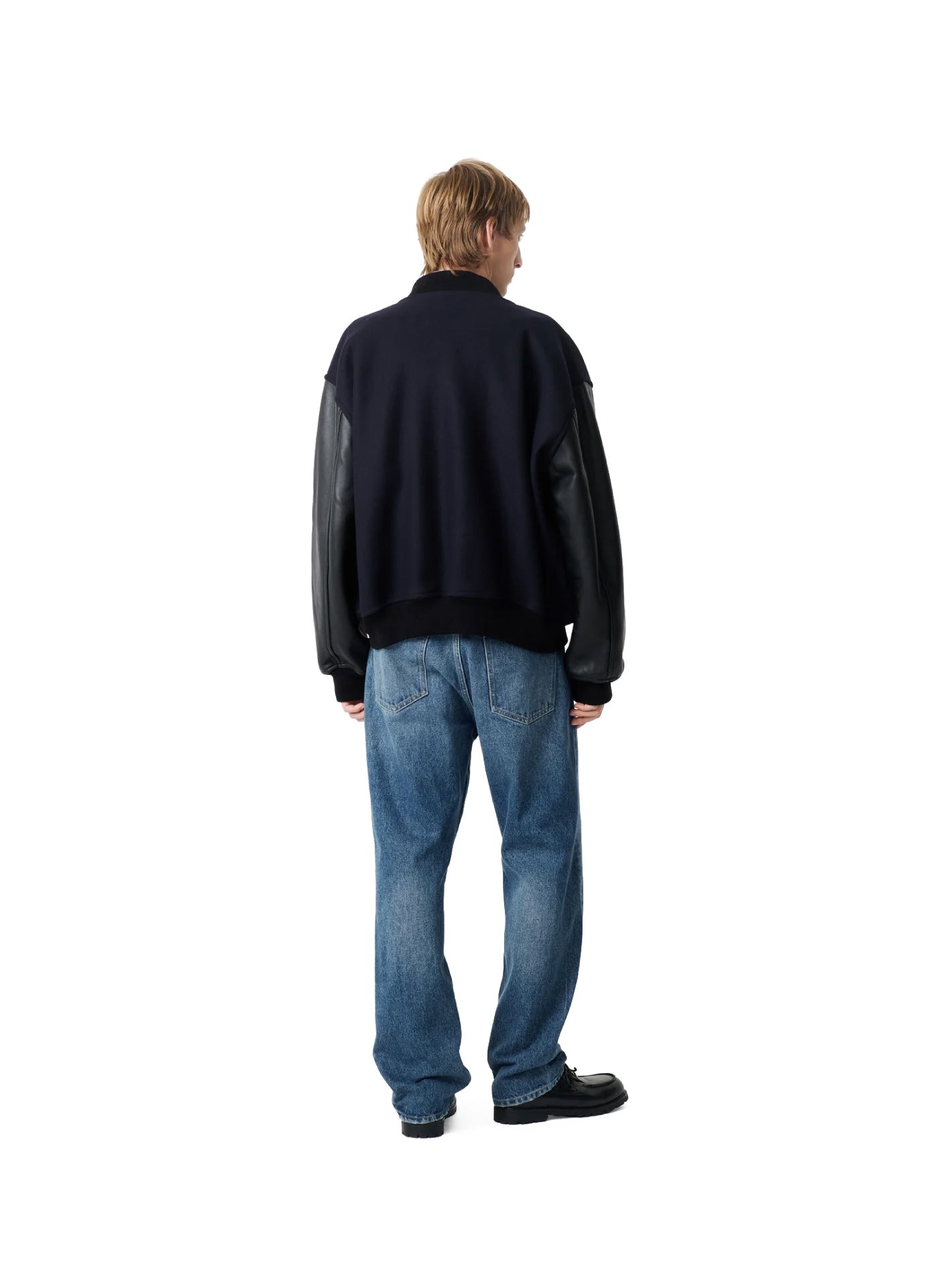 Riso Straight Leg Denim Pant Worn Wash Indigo