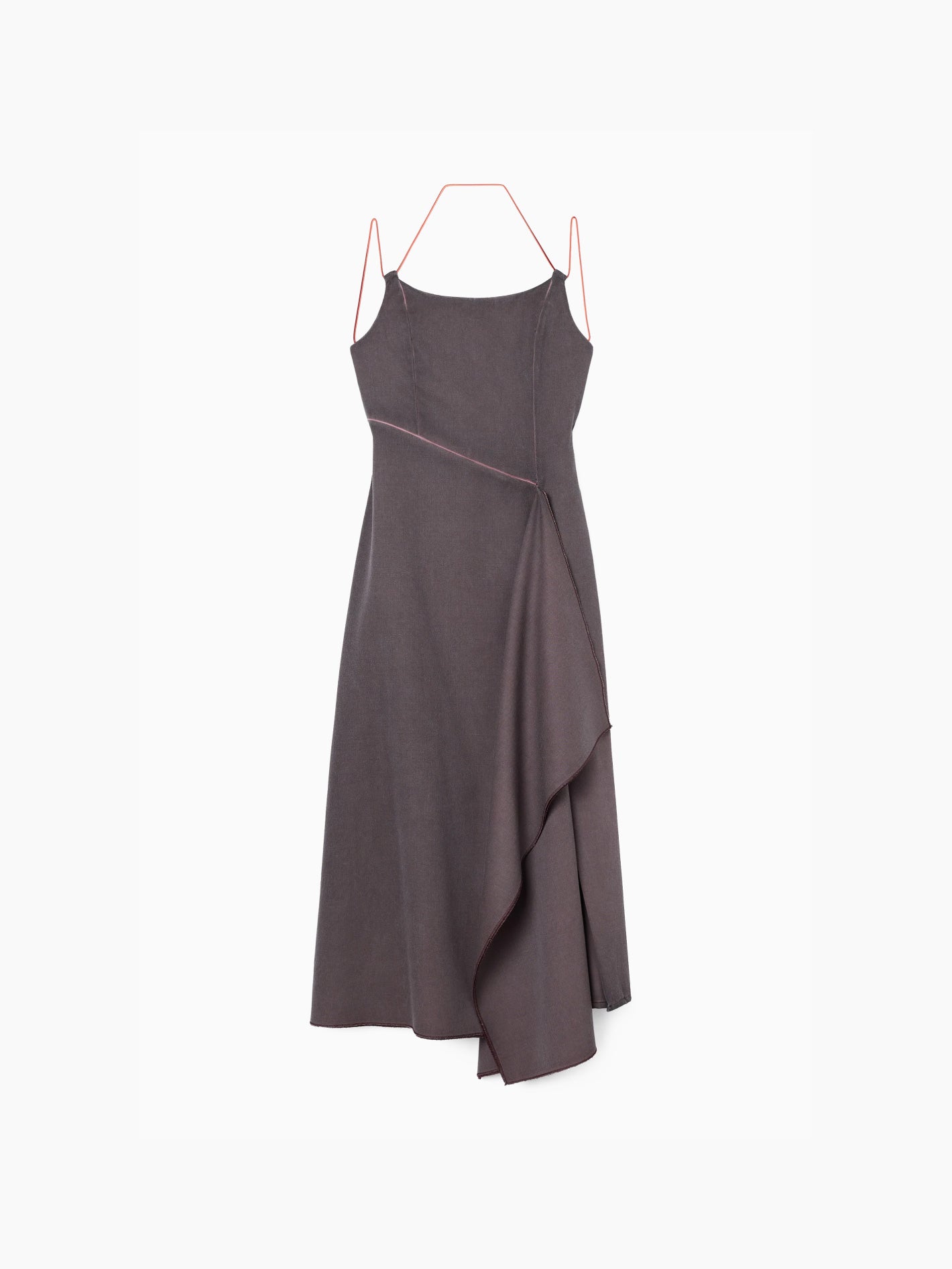Draped Dress Plum