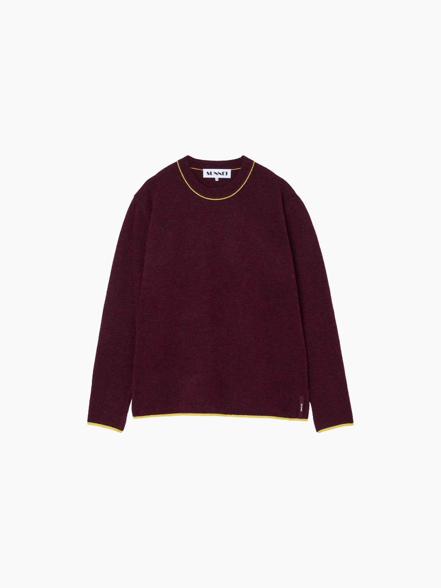 Longsleeve Roundneck Burnt Aubergine