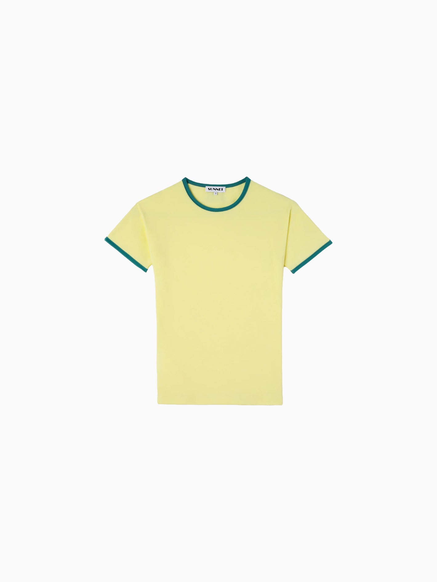 Stretchy Shortsleeve Top Yellow