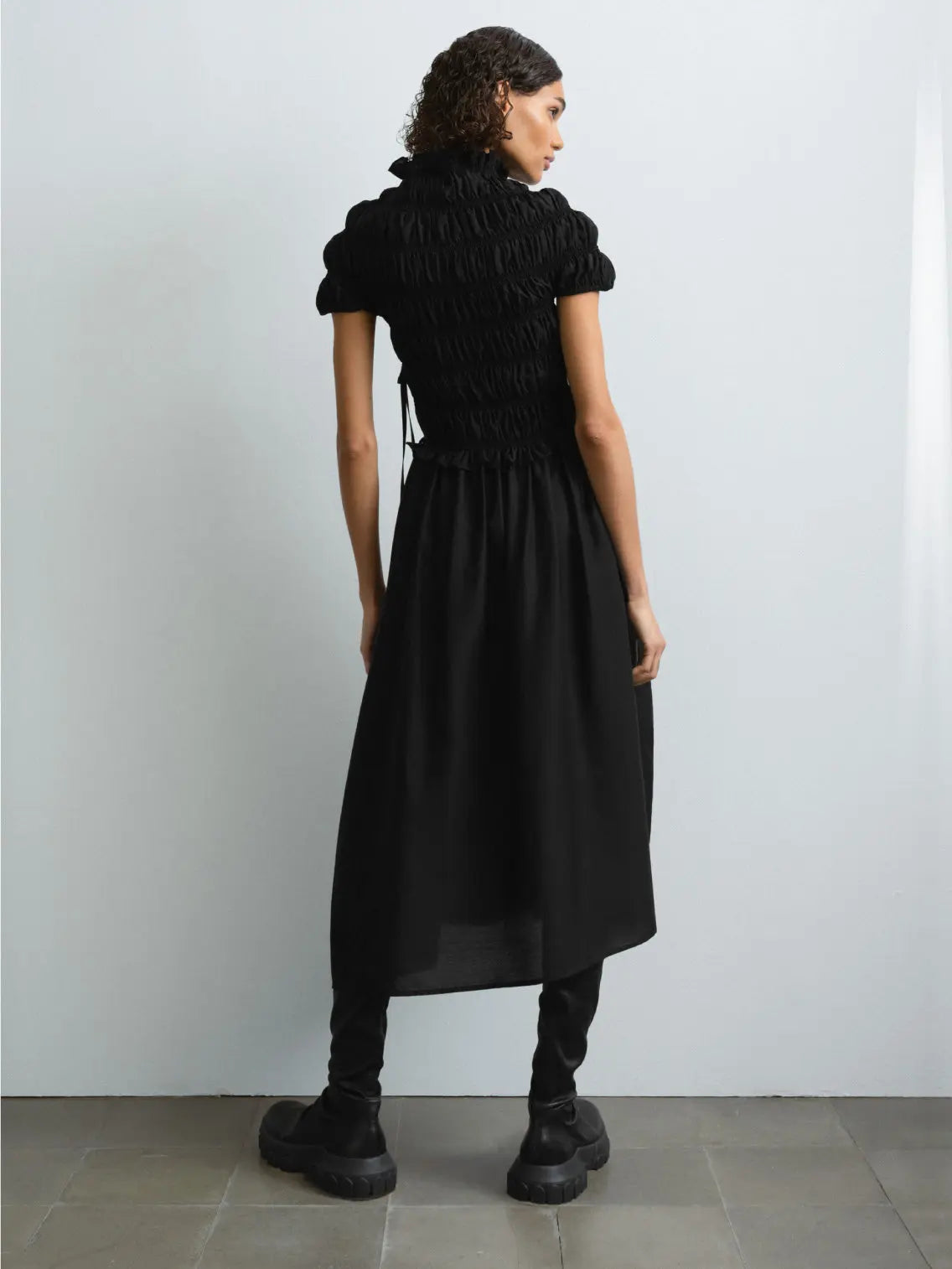 Sculpted Dress Black Cordera