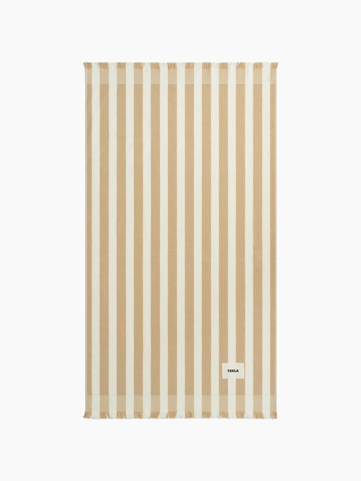 Beach Towel Almond Stripes