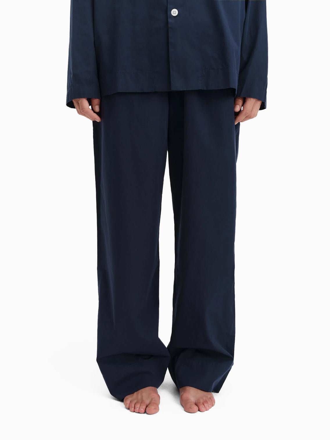 Poplin Pyjamas Pants True Navy