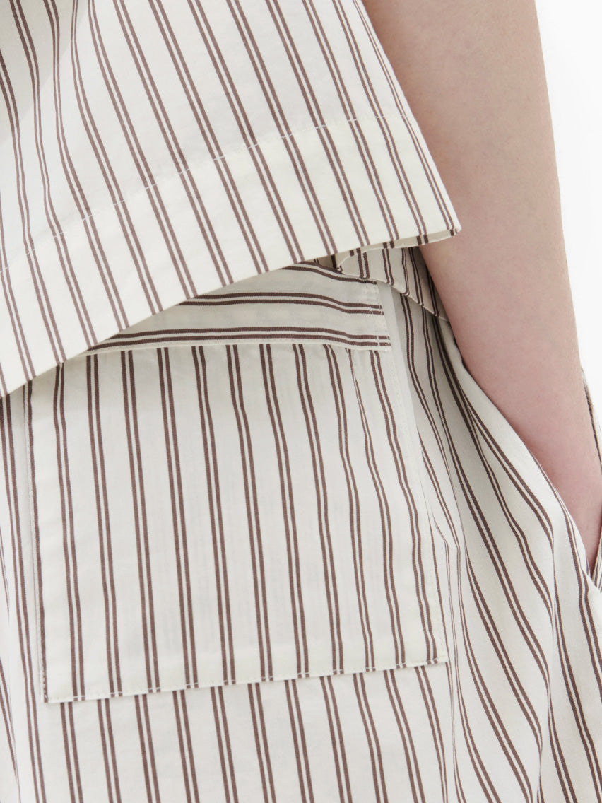 Poplin Shorts Hopper Stripes