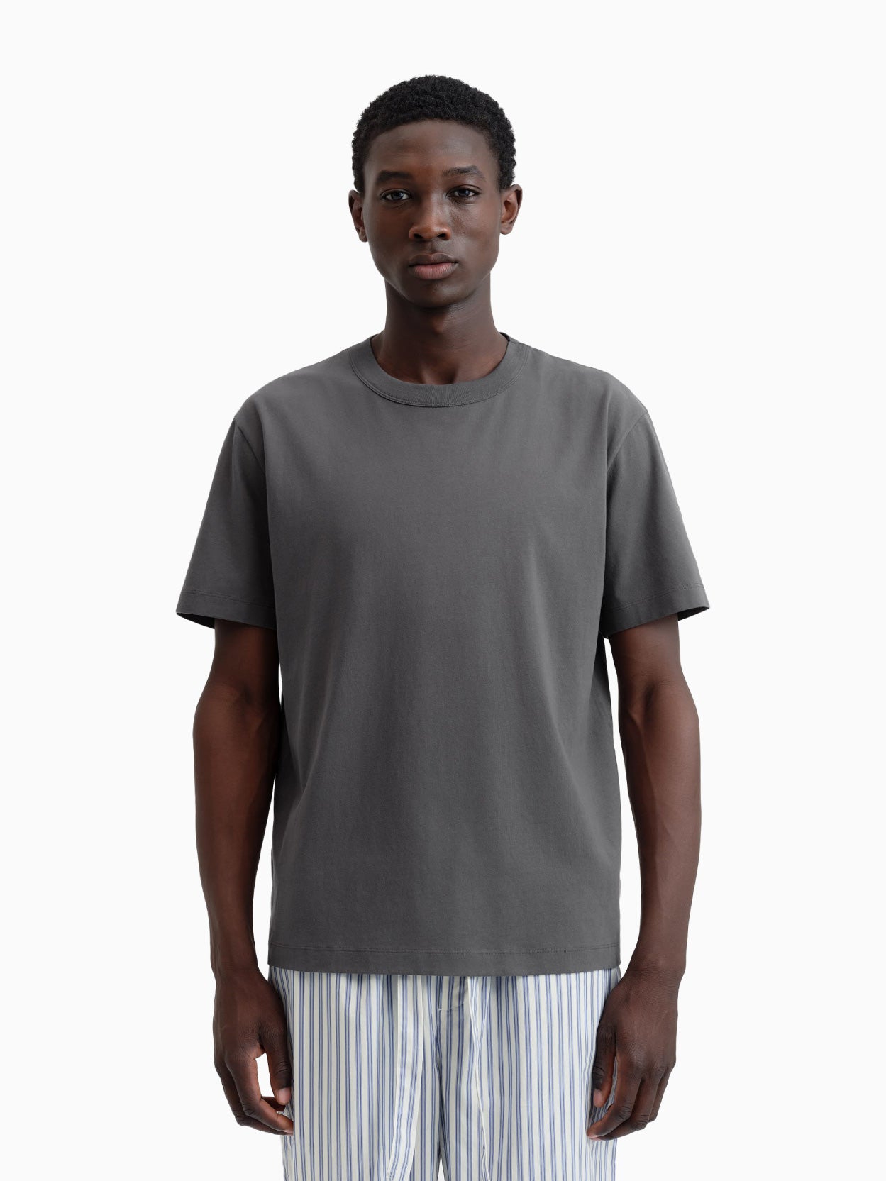 Short Sleeved T-Shirt Washed Black