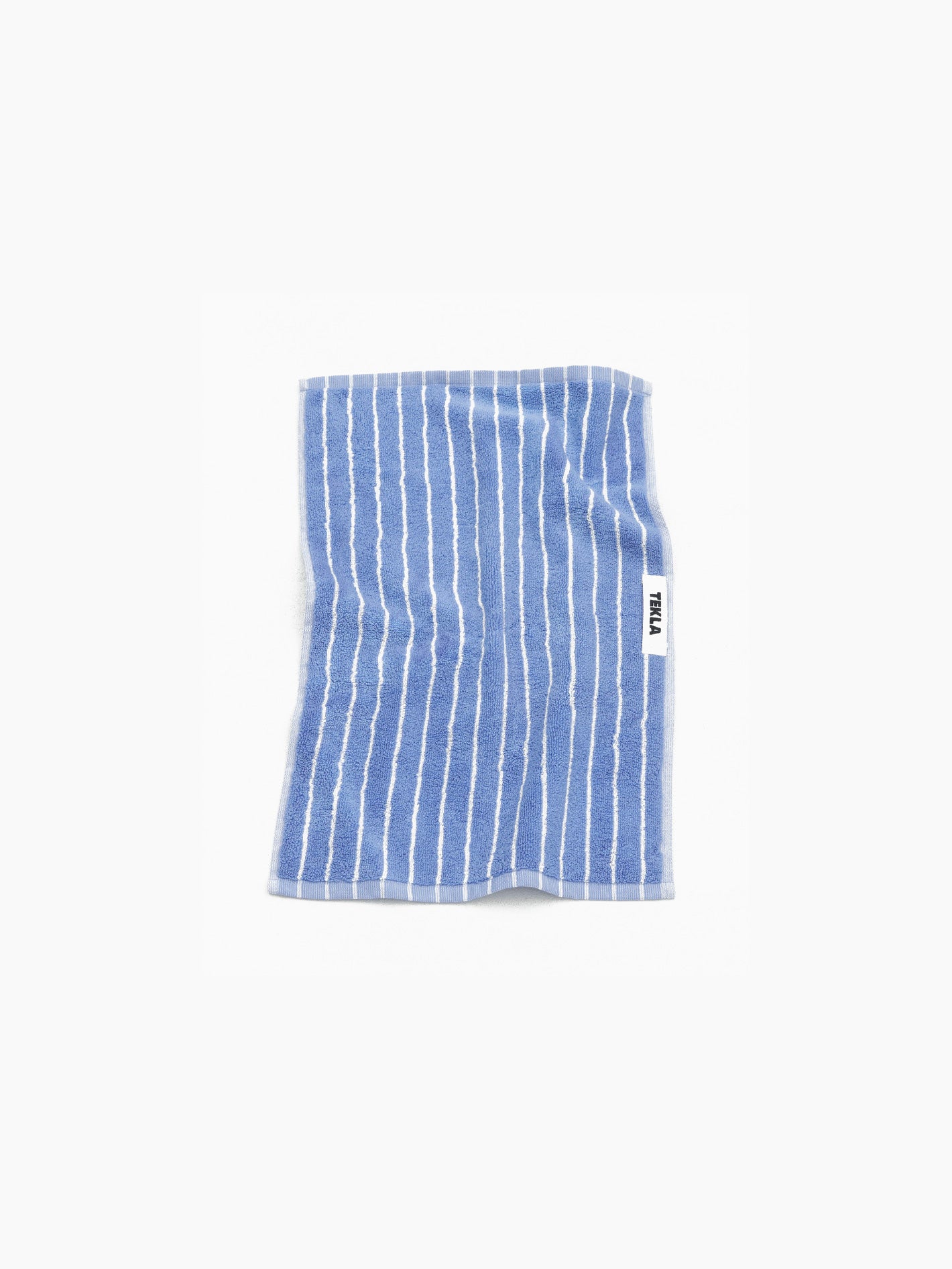 Guest Towel Clear Blue Stripes