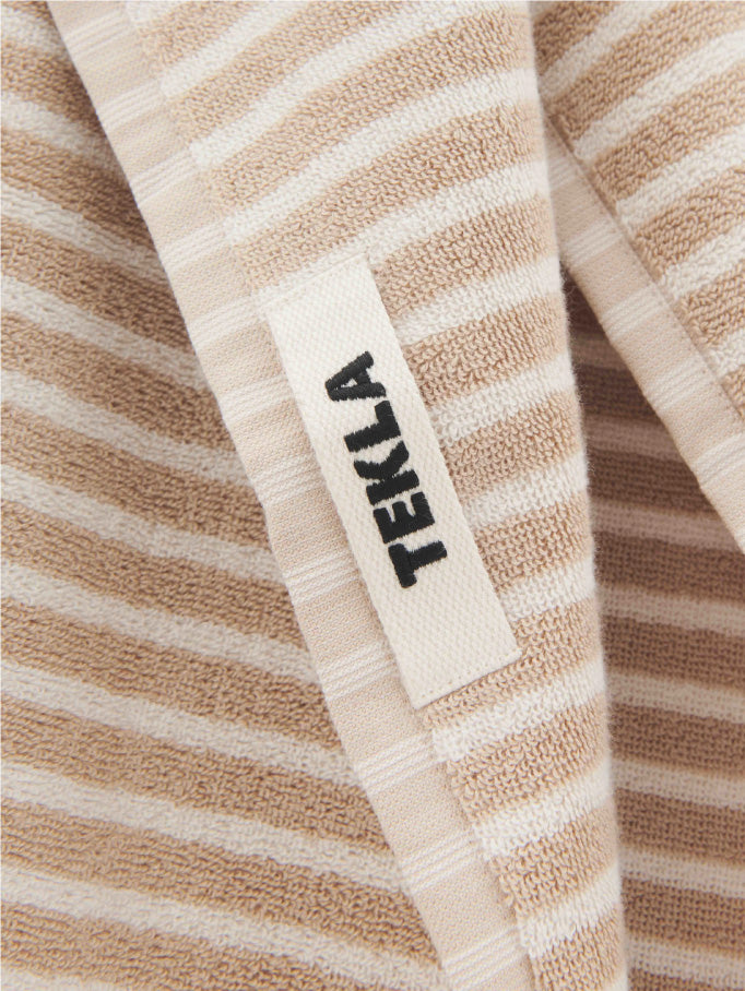 Bath Towel Ivory Stripes