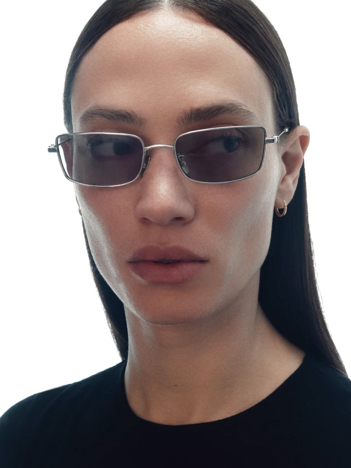 The Jean Silver & Light Grey Sunglasses