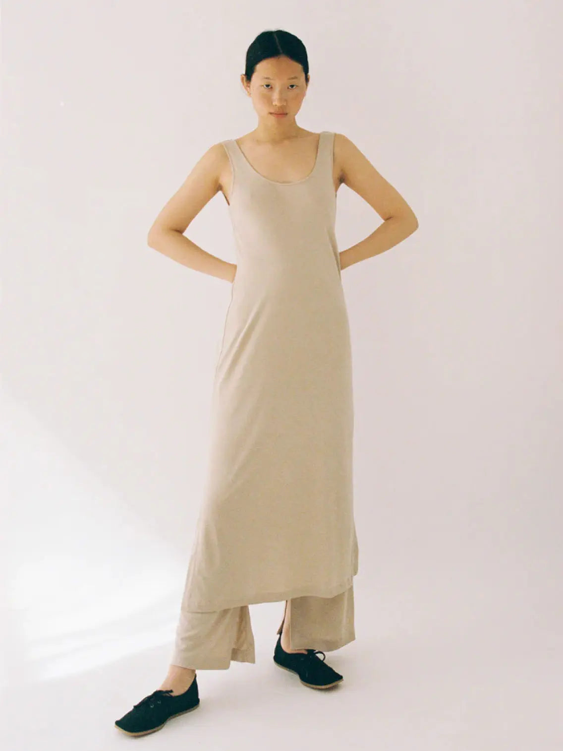 Vega Dress Black to Grey