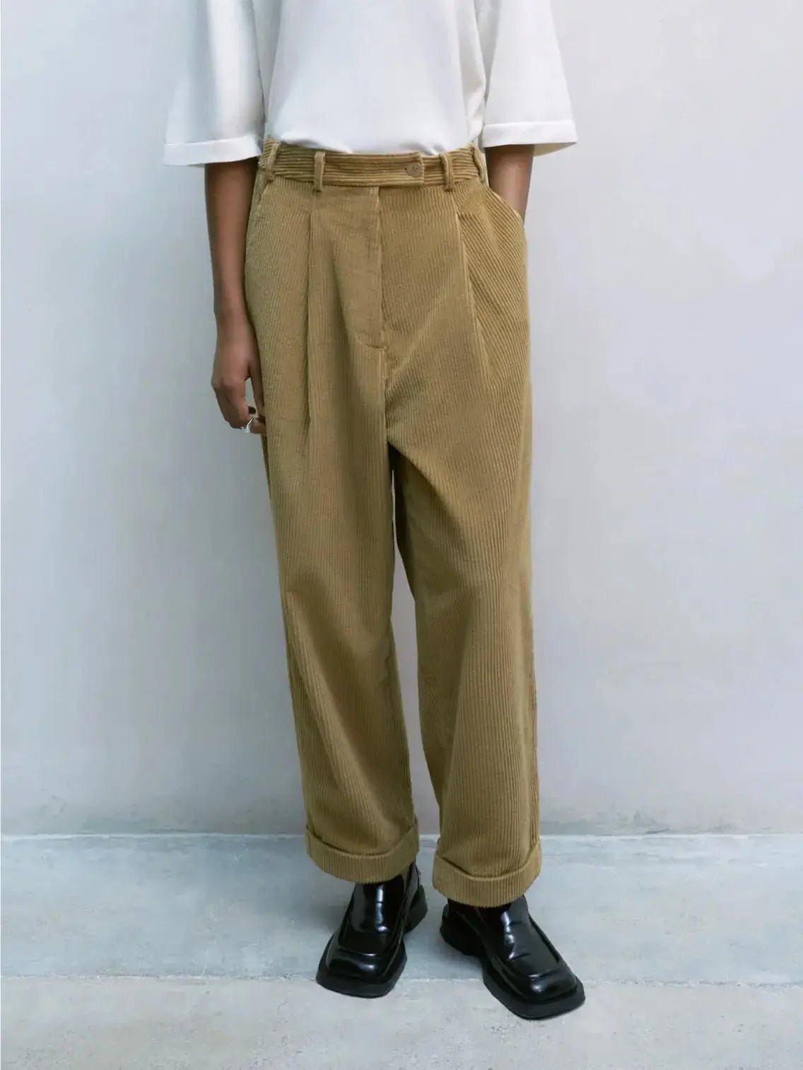 Cotton Corduroy Pants Miel Cordera