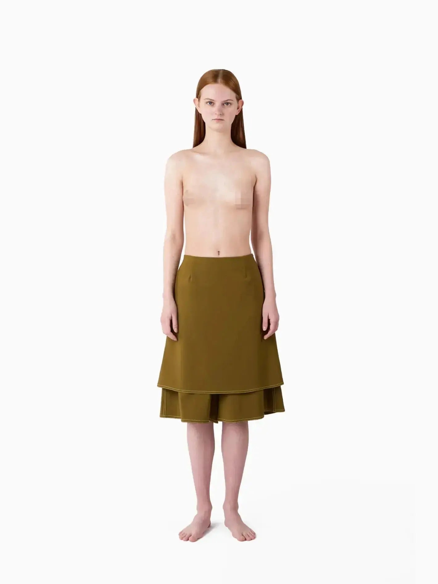 Panta Skirt Olive Green Sunnei