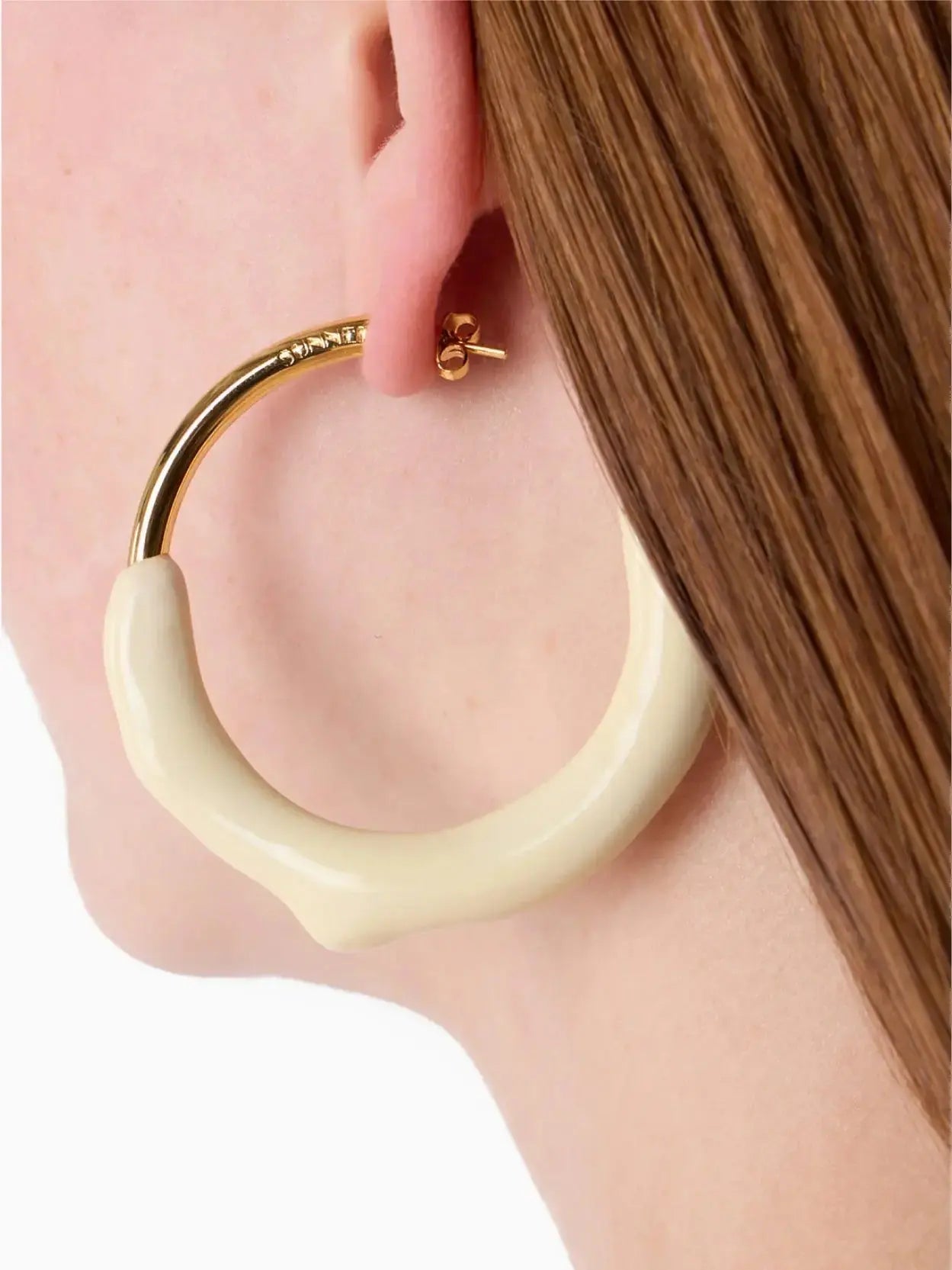 Rubberized Hoop Earrings Sunnei