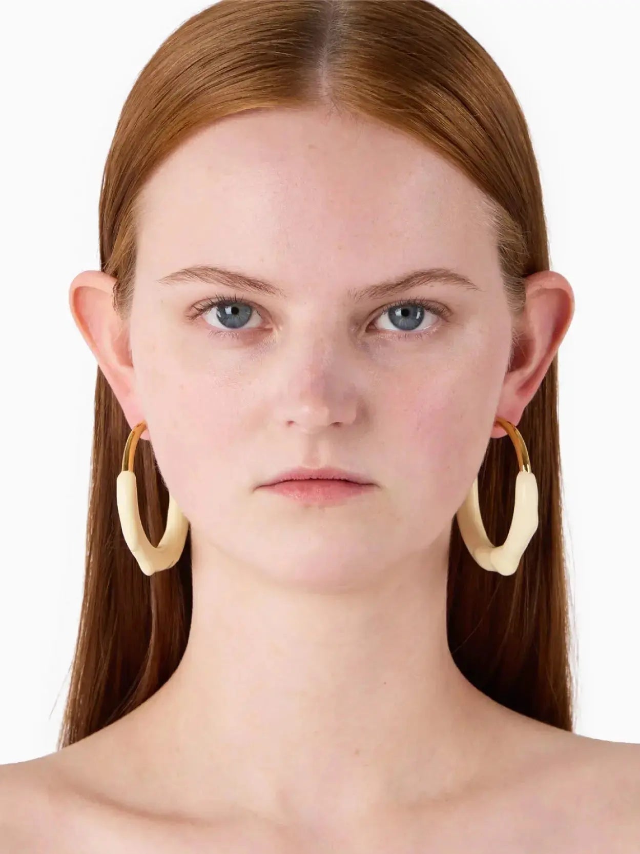 Rubberized Hoop Earrings Sunnei