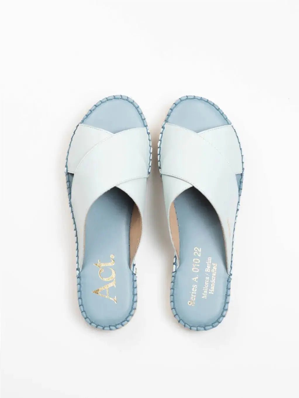 Uccle Light Blue Espadrilles Act Series