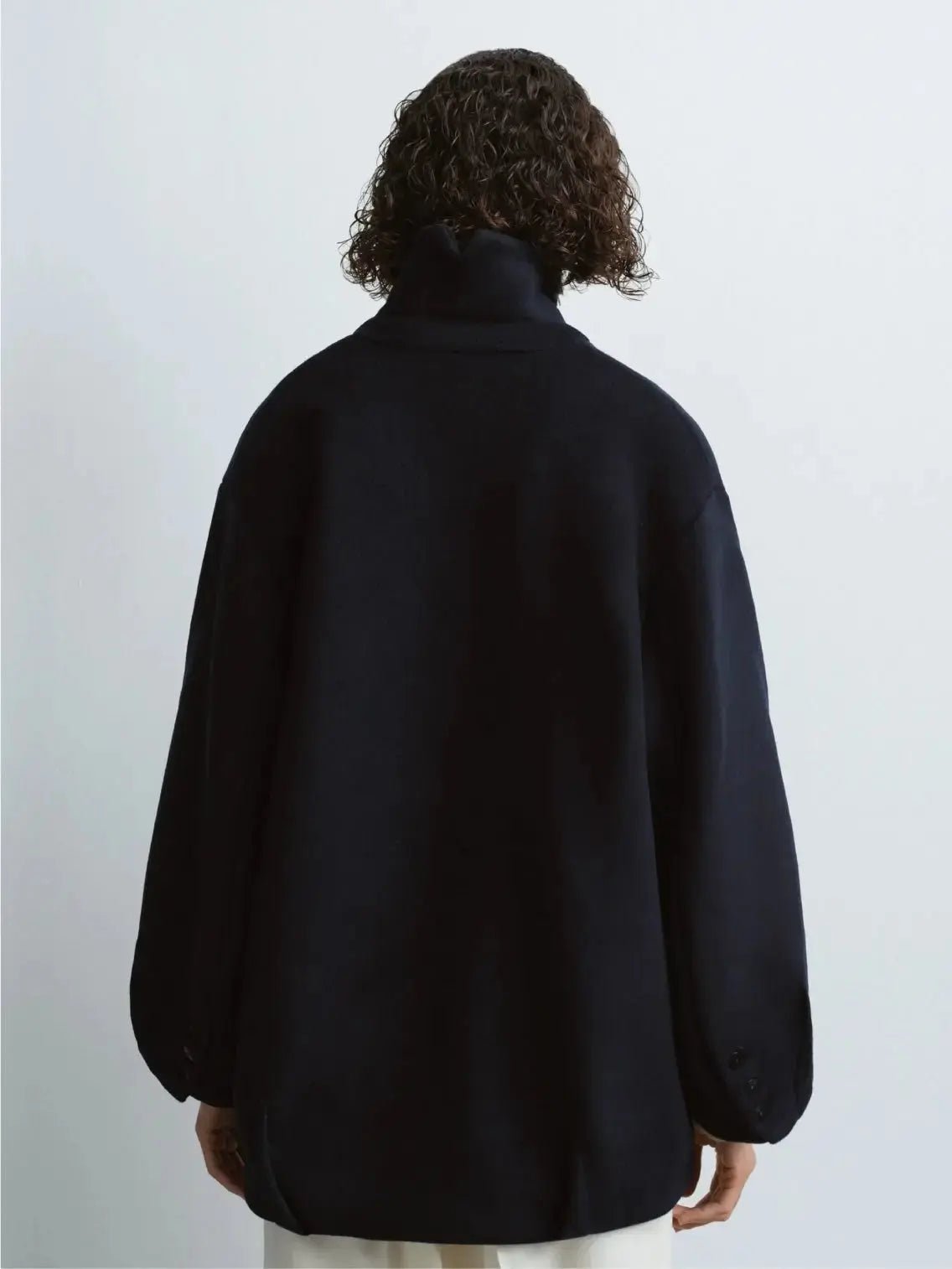 Wool Coat Navy Cordera