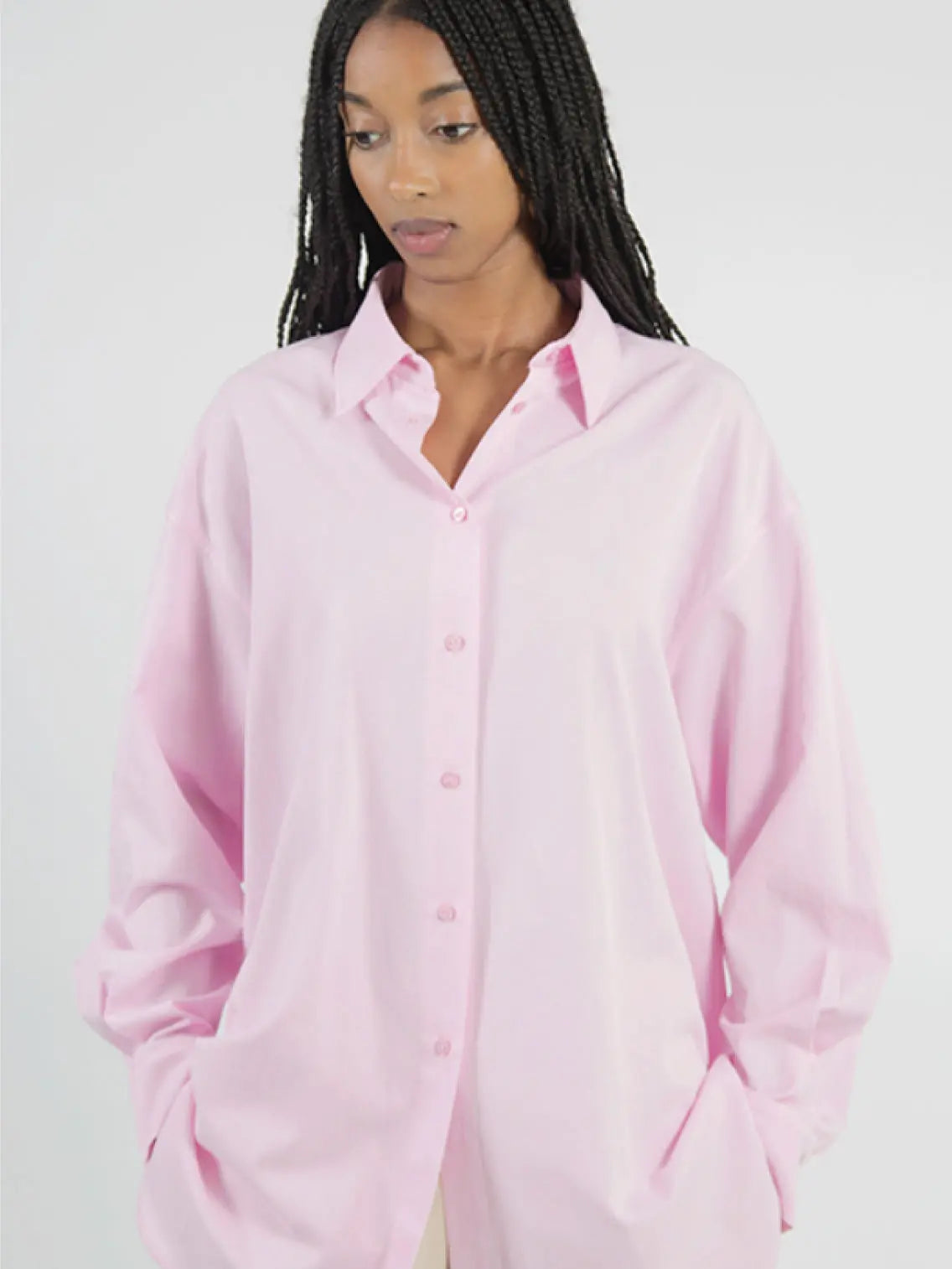 Cloud Shirt Pink Black to Grey