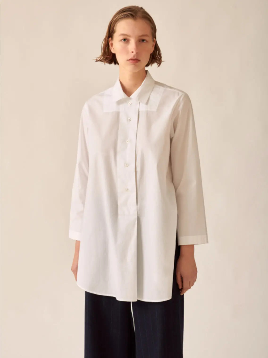 Lucille Shirt White Jan Machenhauer