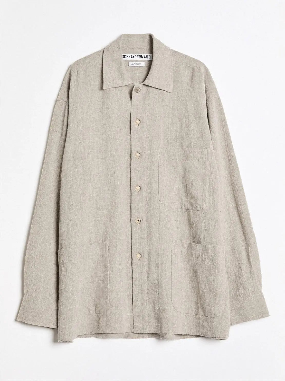 Overshirt Oversized Oatmeal - Schnayderman's Schnaydermans