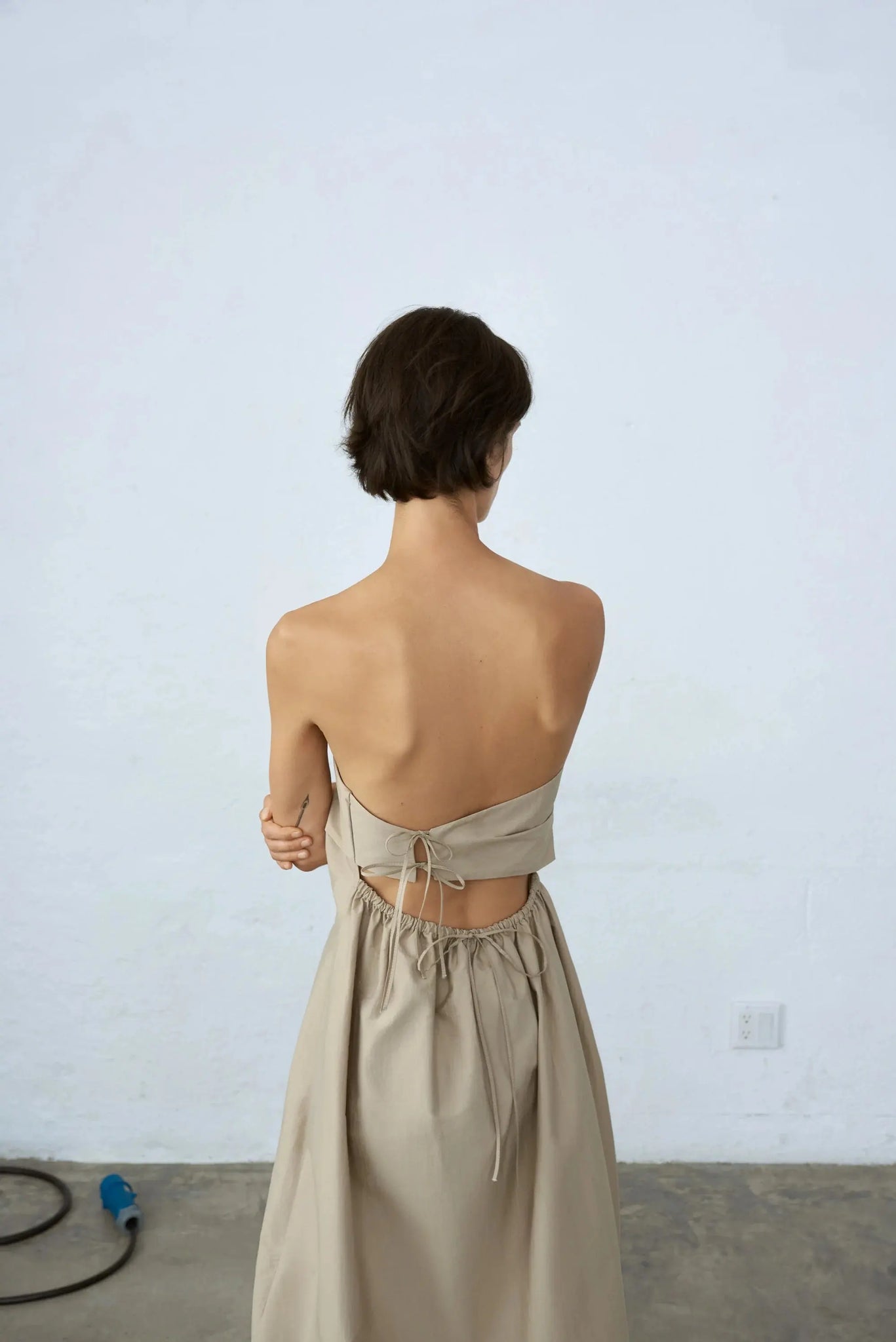 Strapless Dress Toasted Cordera